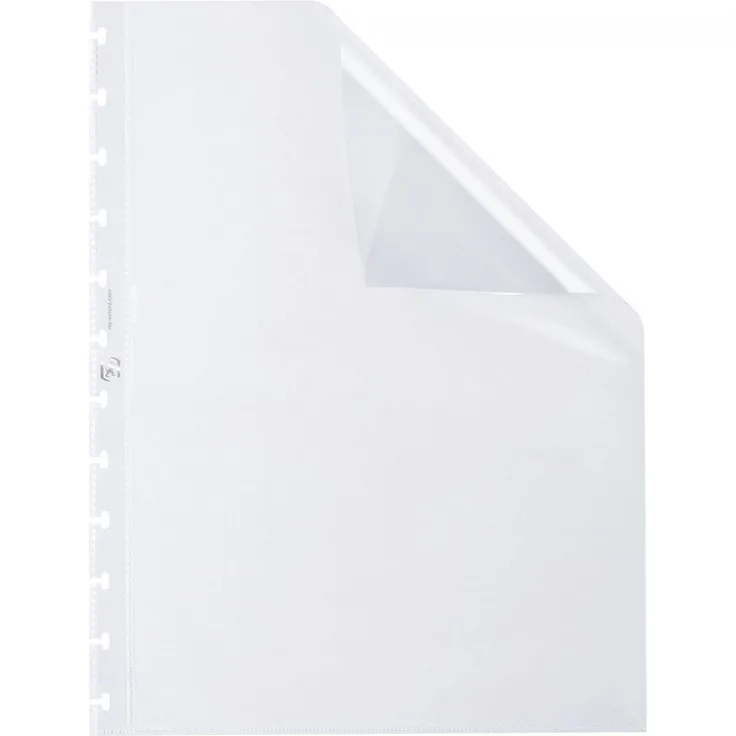 ELBA Aktenordner Ringmappen-Hüllen A4, PA=10St. farblos Vario Zipp, Polypropylen Genarbt, 10 St./Pack