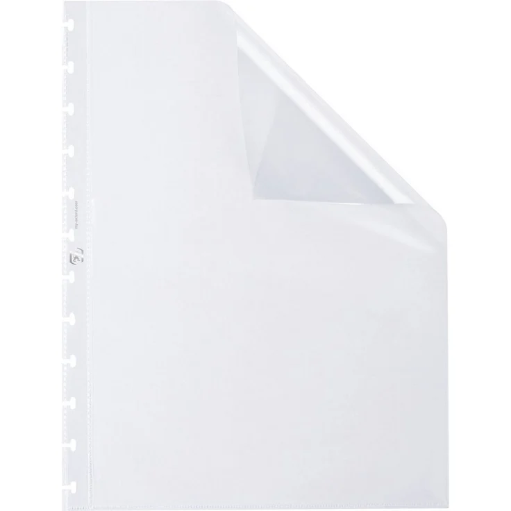 ELBA Aktenordner Ringmappen-Hüllen A4, PA=10St. farblos Vario Zipp, Polypropylen Genarbt, 10 St./Pack – Bild 1