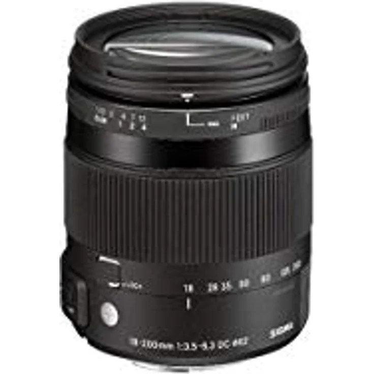 Sigma 18-200mm F3,5-6,3 DC Macro OS HSM Contemporary Objektiv (62mm Filtergewinde) für Nikon Objektivbajonett – Bild 2