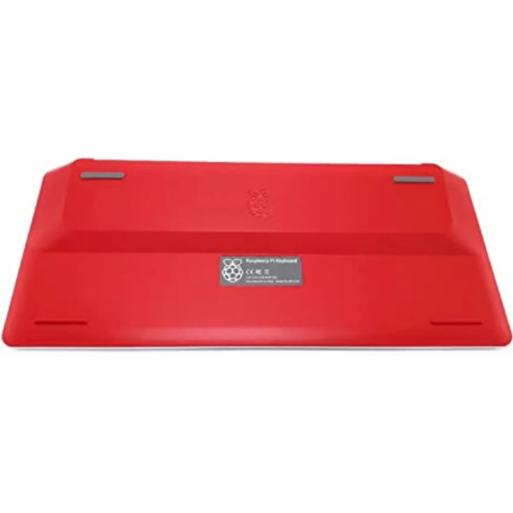 Raspberry Pi offizielle Tastatur, ES-Layout, inkl. 3 Port USB Hub, rot/weiß – Bild 6