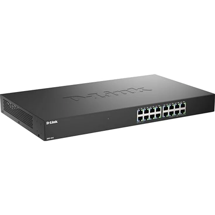 D-Link DMS-1016 16-Port 2,5G Multi-Gigabit Unmanaged Switch | Lüfterloses Metallgehäuse, Plug & Play, für SOHO, Wi-Fi 6/7 & IPTV – Bild 3