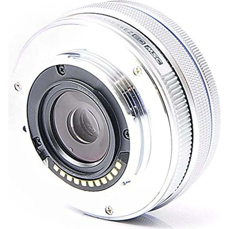 Olympus M.Zuiko Digital 14-42mm F3.5-5.6 EZ Objektiv, Standardzoom, geeignet für alle MFT-Kameras (Olympus OM-D und PEN Modelle, Panasonic G-Serie), silber – Bild 2