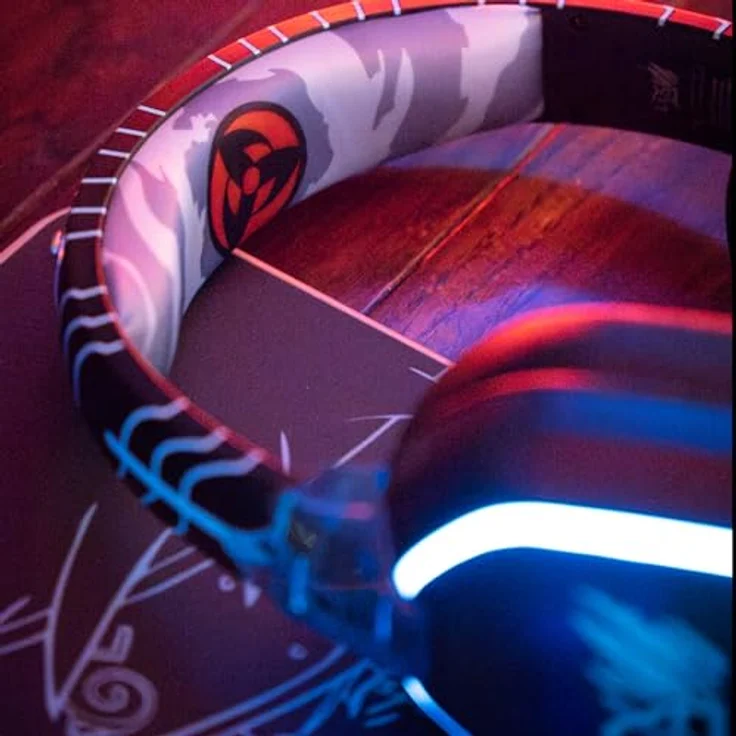 Lexip Kakashi Kamui Gaming-Headset, Verkabelt & Kabellos, Bluetooth, Blau – Bild 6