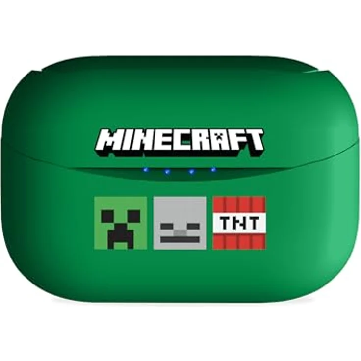 OTL Technologies MC1227 Minecraft TWS Kopfhörer mit kabelloser Ladehülle, Grün - Bluetooth 5.2, Intelligente Touch-Steuerung – Bild 3
