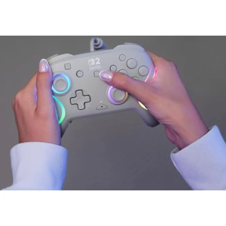 Turtle Beach Afterglow Wave Grau Kabelgebundener RGB-Gaming-Controller für Nintendo Switch 2, mit anpassbaren RGB-Zonen, 3,5-mm-Headset-Anschluss und programmierbaren Tasten – Bild 12