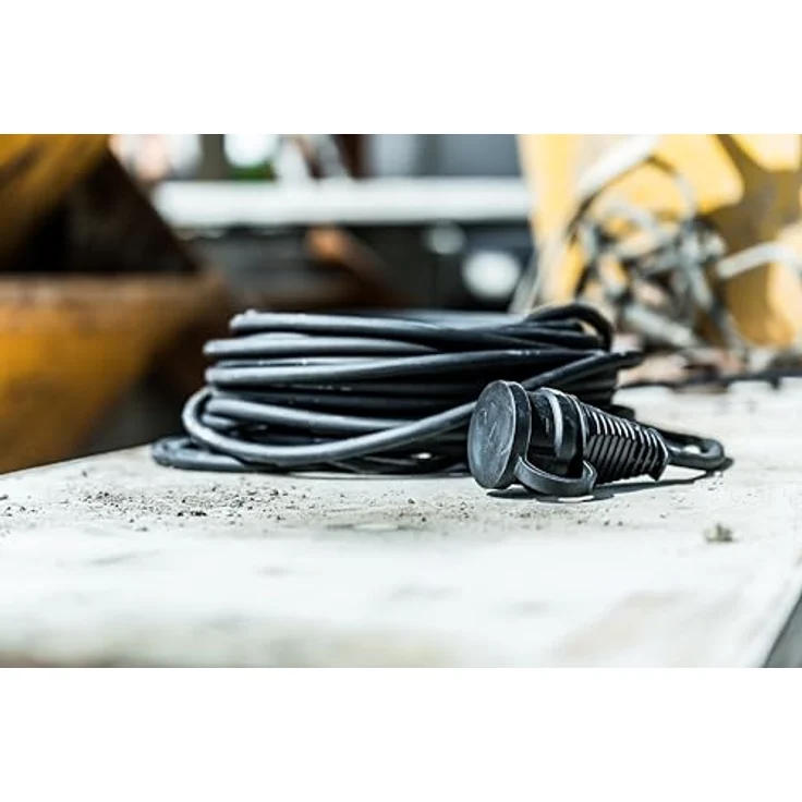 Brennenstuhl Baustellen-Verlängerungskabel IP44 (10m Kabel, H07RN-F 3G1,5, für den Außenbereich und den Einsatz auf Baustellen) schwarz – Bild 2