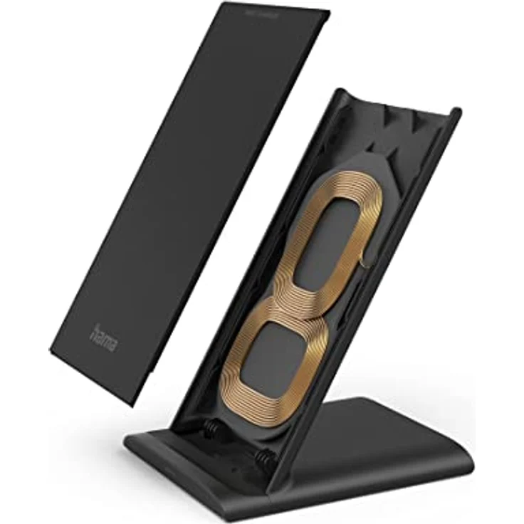 Hama Induktions-Ladegerät 2000mA QI-FC10S 00201684 Ausgänge Induktionslade-Standard Schwarz – Bild 3