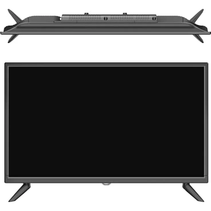 REFLEXION LED2425 LED Fernseher, 60 cm / 24 Zoll, Wohnwagen/Wohnmobil/Camping/Caravan/Boot/LKW TV, Full HD, Triple Tuner, 12/230 Volt, mit Aufnahmefunktion, schwarz – Bild 3