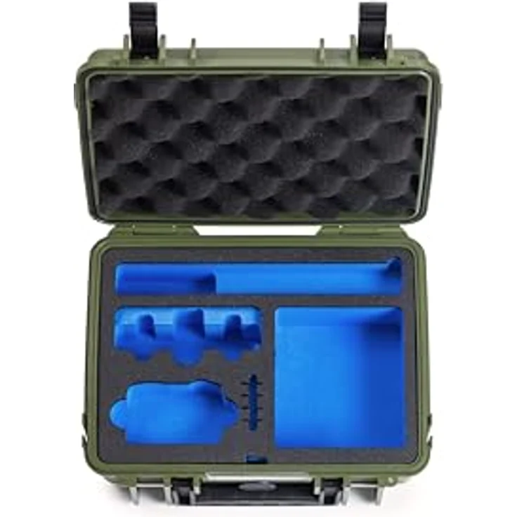 B & W International Transportkoffer, extrem stabil, IP67 staub- und wasserdicht, schwarz/blau, 4,1 Liter Volumen – Bild 5