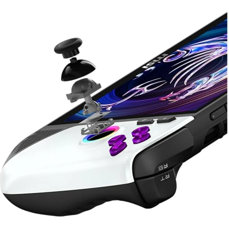 MSI Claw 8 AI+ A2VM-091 Polar Tempest Edition, 8" FHD+ IPS 120Hz Handheld mit Intel Core™ Ultra 7 258V, 32 GB RAM und 2000 GB SSD, Schwarz – Bild 10