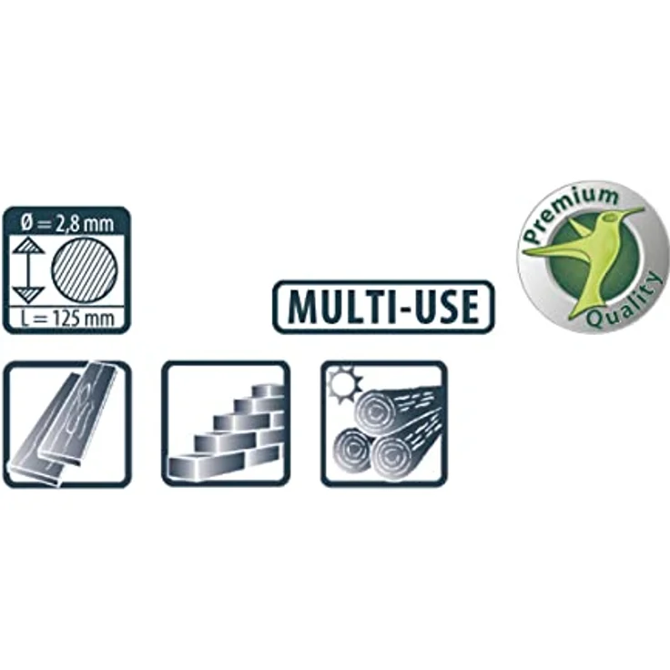 Pica Tieflochmarkerminen 4050 Ersatzminenset, für Schreiner, graphit, 2,8mm, 10 Stück – Bild 2