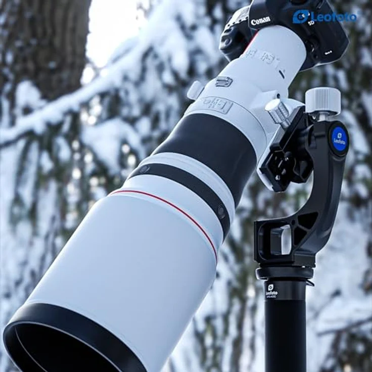 LEOFOTO MPG-2 Gimbalerweiterung für Kugelköpfe, modulare Gimbal-Halterung für Arca-Swiss System, ideal für Tier- und Sportfotografie – Bild 3