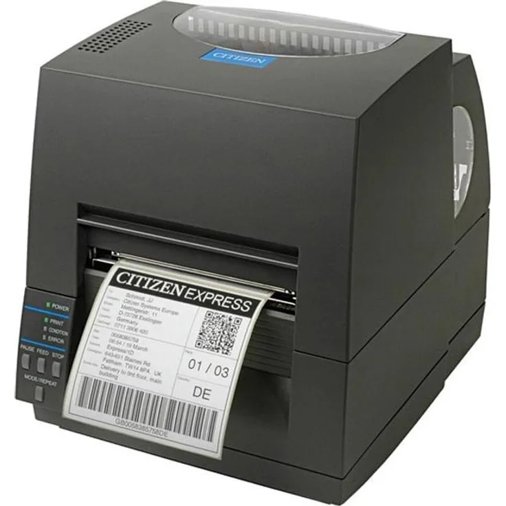 Citizen CL-S621II Etikettendrucker, Schwarz, 203 dpi, bis zu 100 mm/Sek.