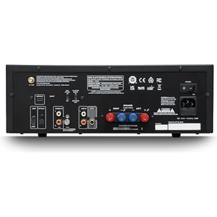 NAD C 3030 Stereo Vollverstärker, 50 Watt pro Kanal, HDMI eARC, Bluetooth, graphit – Bild 3