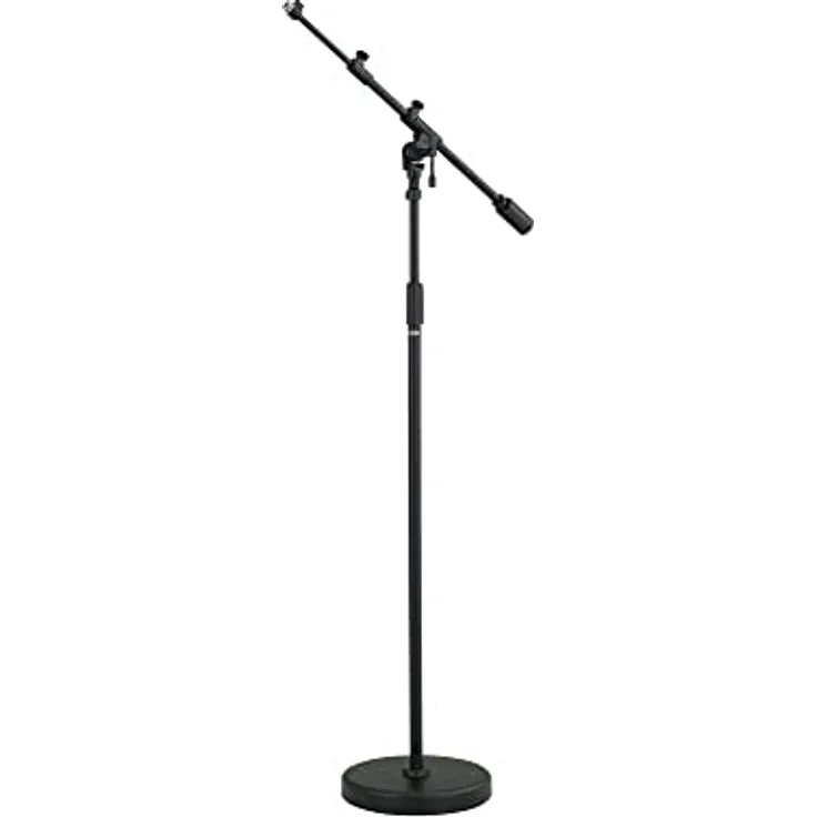 TAMA Iron Works Studio Series Round Base Telescoping Boom Microphone Stand (MS736RBK)