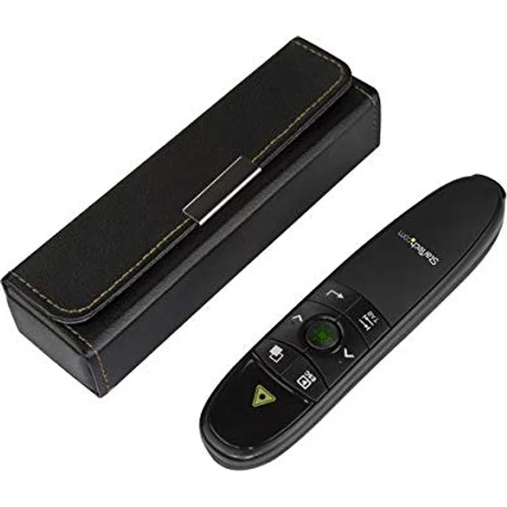 StarTech Presenter, Drahtlose Präsentationsfernbedienung mit grünem Laserpointer, 27 m Reichweite, Schwarz – Bild 4