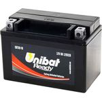 Unibat CBTX9 FA, Blei-Kalzium-Batterie mit 120A Stromstärke und 8AH Kapazität, wartungsfrei, 12 Volt