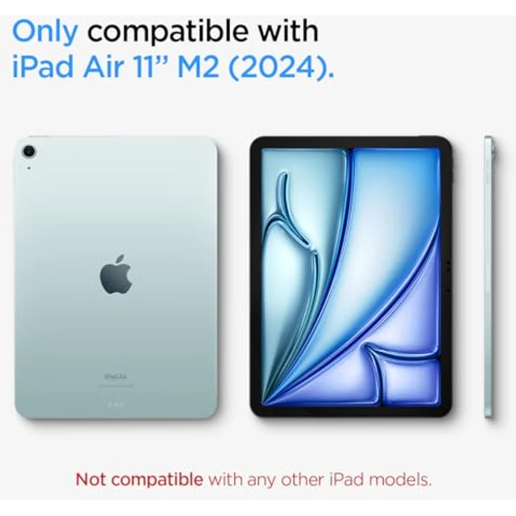 Spigen PaperTouch EZ Fit kompatibel mit iPad Air 6 M2 (2024), 11 Zoll, Papier Textur, Matt, 9H Härte – Bild 2