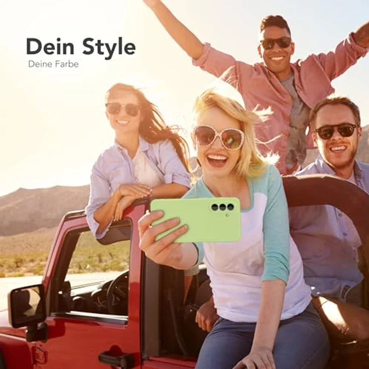 EAZY CASE Silikonhülle für Samsung Galaxy A36 5G, stoßfestes TPU Case mit Kameraschutz, dünnes Premium Cover in Pastellgrün – Bild 2
