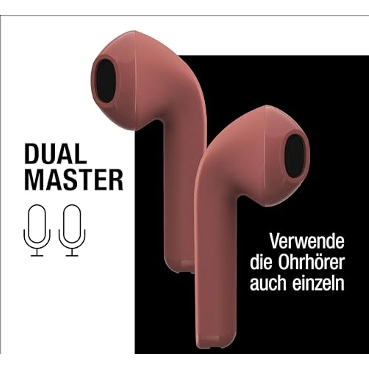 Fresh'N Rebel Twins Core True Wireless Earbuds - 6 Stunden Akkulaufzeit - Safari Rot – Bild 4