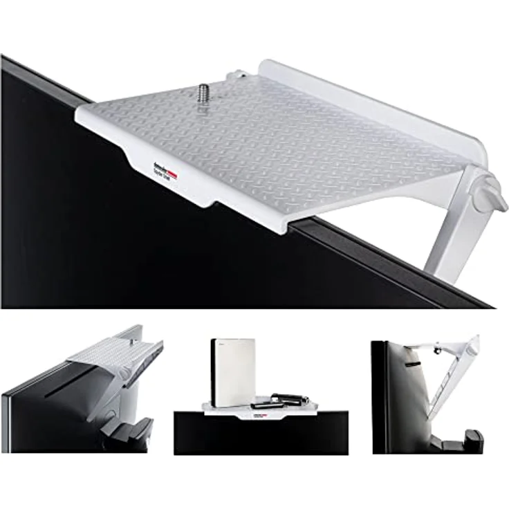 DataColor Spyder Shelf, Halterung für SpyderX-Sensor zur Monitorkalibrierung, silber – Bild 1