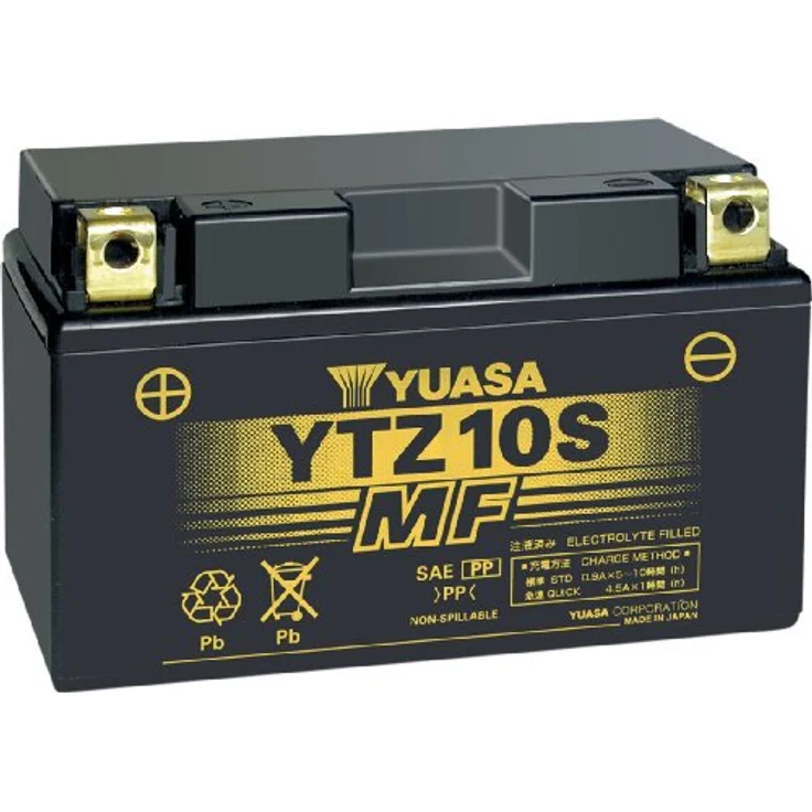 Yuasa YTX14H Motorradbatterie 12V 12Ah, wartungsfrei und hochleistungsfähig für Motorräder und Geländefahrzeuge – Bild 2