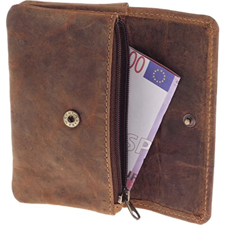 Greenburry Schlüsseltasche Vintage, Leder mit 4 Schlüsselbefestigungen und Münzfach – Bild 6