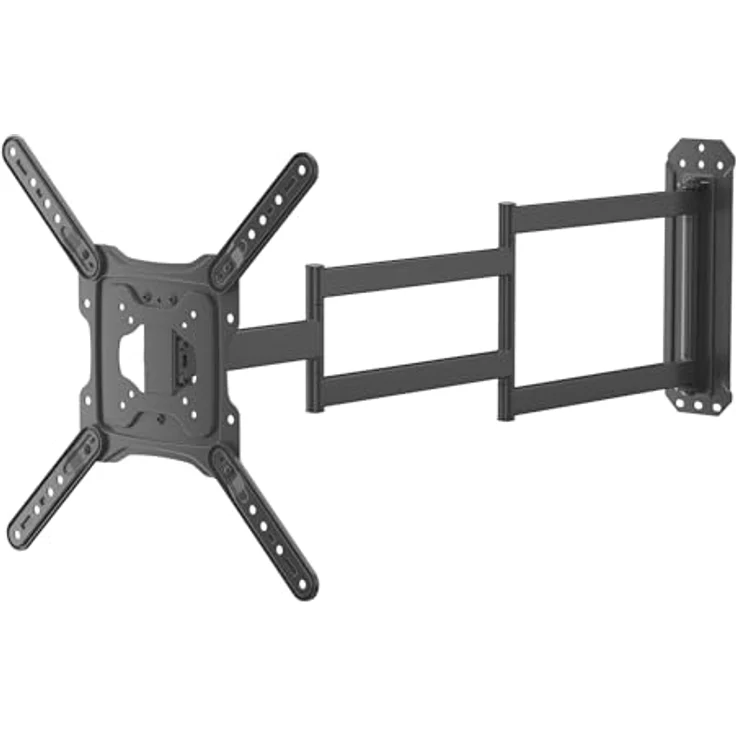 Wiltec TV-Halterung 23"-65", schwenkbar bis 35 kg, VESA-kompatibel, mit Kabelmanagement – Bild 1