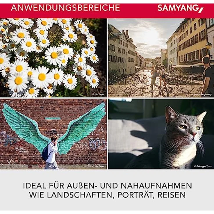 Samyang AF 24 mm F2.8 FE (Tiny but Wide) - Vollformat 24mm Weitwinkel Festbrennweite Autofokus Objektiv für Sony E, FE, E-Mount, für Sony A9, A7, A6500, A6300, A6000, A5100, A5000, Nex Kameras – Bild 4