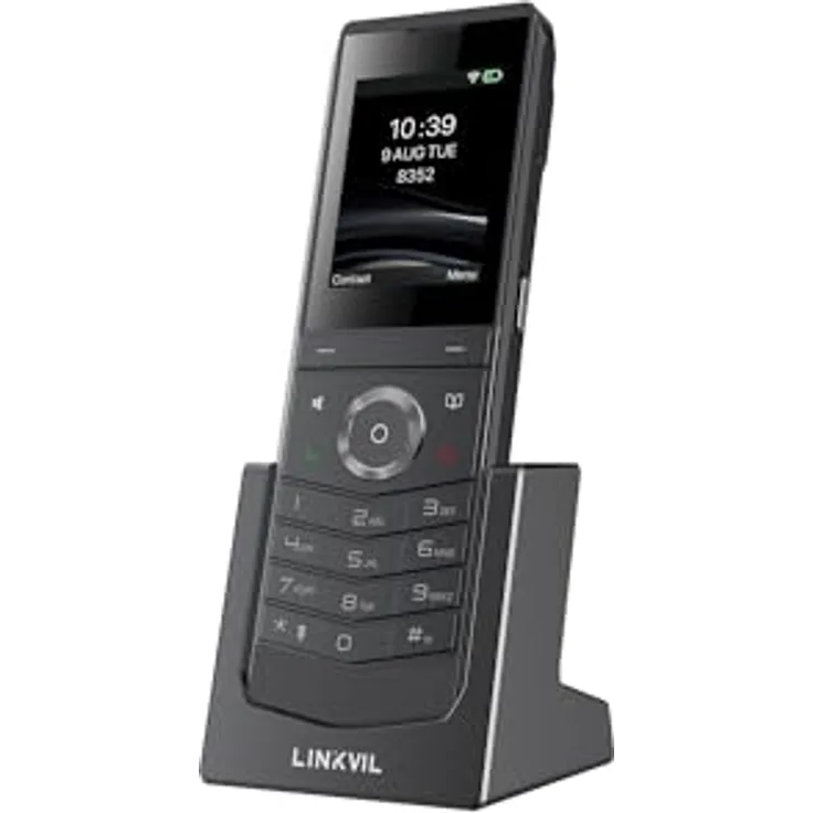 Fanvil W611W V2, Tragbares VoIP-WiFi-Telefon mit Anrufbeantworter, wasserdicht, Dualband 5G/LTE, Telefonbuch, CLIP