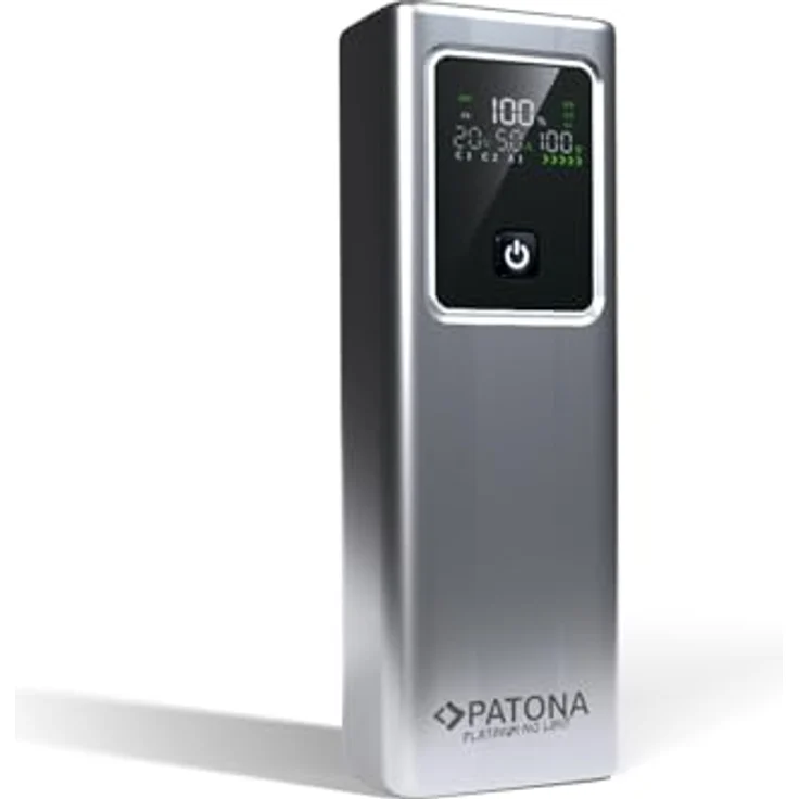PATONA Platinum Powerbank Luxury One | 20.000mAh, 74Wh | PD100W, 2x USB-C, 1x USB-A, Schutzvorrichtungen gegen Überladung und Kurzschluss – Bild 1