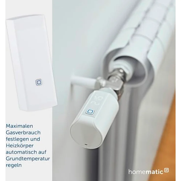 Homematic IP HmIP-ESI-GAS, Schnittstelle für Gaszähler zur Verbrauchsüberwachung mit Smart Home Integration, Weiß – Bild 5
