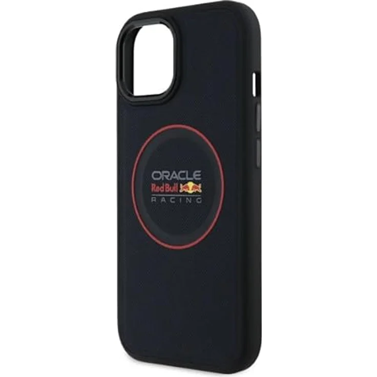 Red Bull RBHMP15S24PUILVR iPhone 15 6.1" Hardcase aus ökologischen Leder, navy mit rotem Ring, MagSafe kompatibel, Smartphone Hülle – Bild 6