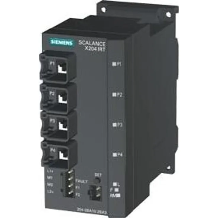 Siemens SCALANCE X204IRT, 4 Ports Netzwerk Switch, PROFINET IO Device, taktsynchrone Motion Control-Applikationen