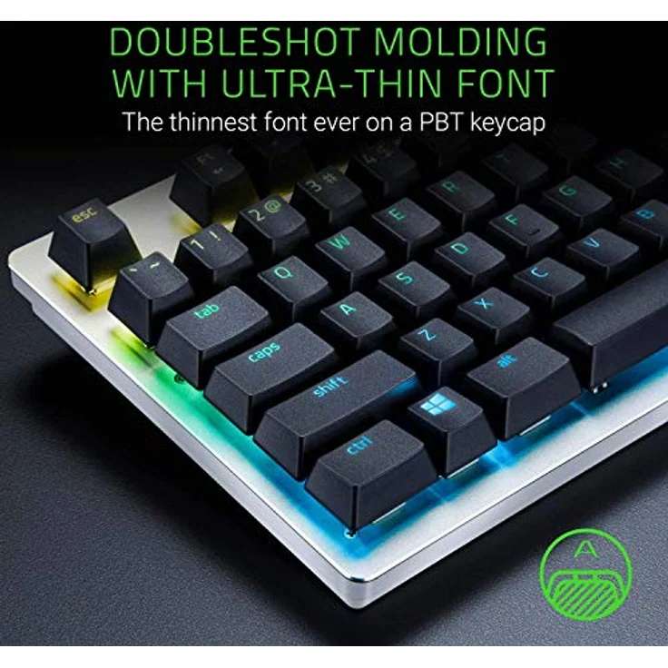 Razer PBT Keycap Set für Gaming Tastatur - Tastenkappen-Upgrade-Set für mechanische und optische Tastaturen – Bild 4