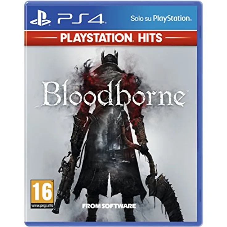 Sony Playstation Bloodborne, PS4-Spiel mit innovativem Kampfssystem und Co-op für bis zu 3 Spieler in detaillierter gotischer Stadt