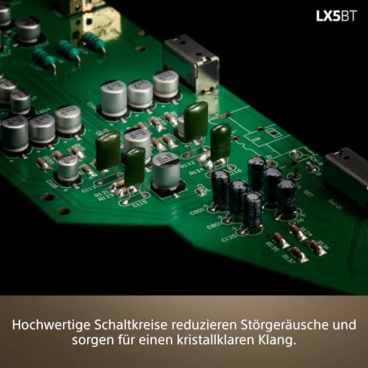 Sony PS-LX5BT, Premium-Bluetooth-Plattenspieler mit vollautomatischer Wiedergabe, Riemenantrieb, Hi-Res Audio, integriertem Phono-Vorverstärker – Schwarz – Bild 4