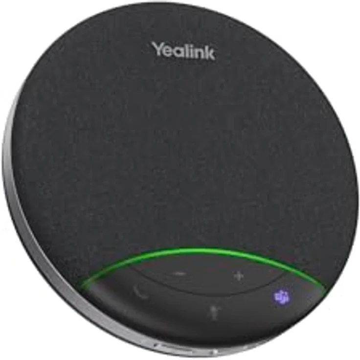 Yealink SP92, Bluetooth-Lautsprecher mit KI-Geräuschunterdrückung, 50 mm Lautsprecher und 20 Stunden Akkulaufzeit – Bild 1