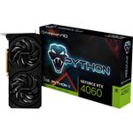 Gainward GeForce RTX 4060 Python II Grafikkarte (8 GB) - High-End-Grafikkarte mit NVIDIA RTX 4060 GPU