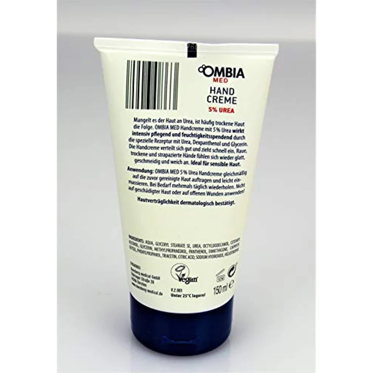 Ombia Med Lacura MED HANDCREME 5% UREA für trockene Haut, mit Dexpanthenol und Glycerin, 5% UREA – Bild 4