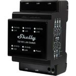 Shelly Hutschiene LAN Switch 5 Ports 10/100 Mbit Schwarz, Netzwerk Switch