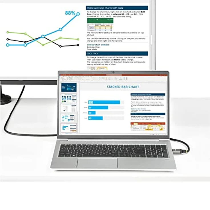 StarTech.com 5m HDMI 2.1 Kabel 8K - Zertifiziertes Ultra High Speed HDMI Kabel 48Gbit/s - 8K 60Hz/4K 120Hz HDR10+ eARC - UHD 8K HDMI Monitorkabel - Monitor/TV - Flexible TPE Ummantelung (HDMM21V5M) – Bild 5