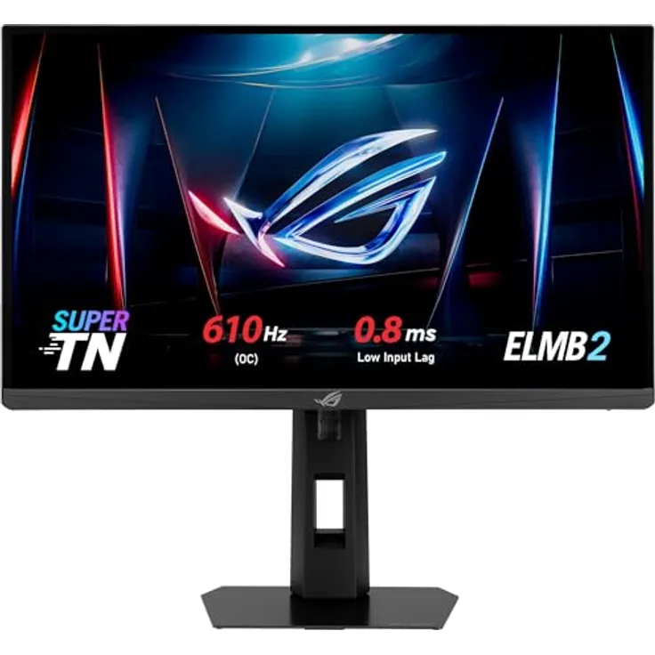 ASUS ROG Strix XG248QSG Ace, 24 Zoll Esports Gaming Monitor mit 610 Hz, 0.1ms GtG, FreeSync, G-Sync, ELMB2, DisplayHDR 400, Super-TN Panel, 1920x1080, ergonomisch