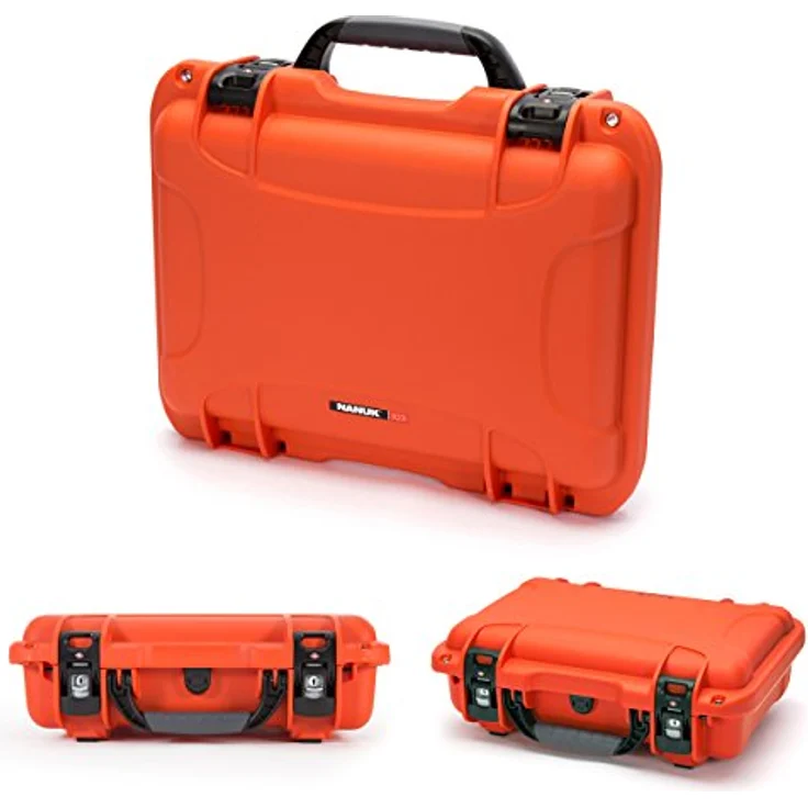 Nanuk Kunststoffkoffer 923, robuster Fotokoffer mit Schaum, wasserdicht und TSA-zugelassen, orange, 16.70 l – Bild 3