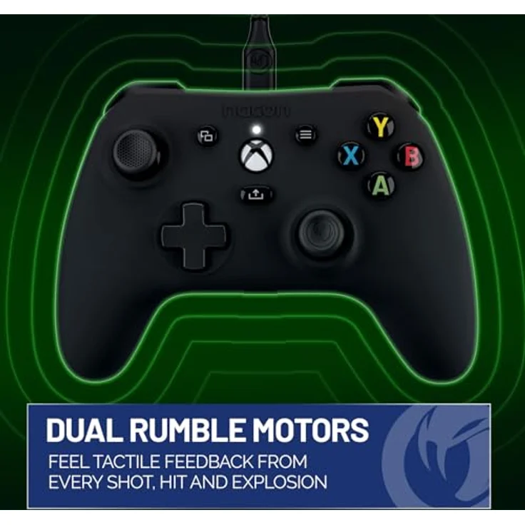 Nacon Xbox Controller EVOL-X PRO, Schwarz, Impulse Triggers, Rumble Motors, Share Button – Bild 3