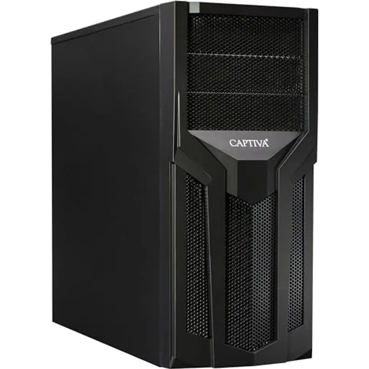 Captiva Workstation I74-679, Desktop-PC mit Intel Core i7-12700, 64 GB RAM, 2000 GB SSD, Intel UHD Graphics, Schwarz