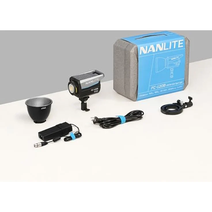 NANLITE FC-120B, Bi-Color Leuchte mit 5333 Lux, AC/Batteriebetrieb und 4 Steuerungsoptionen – Bild 2