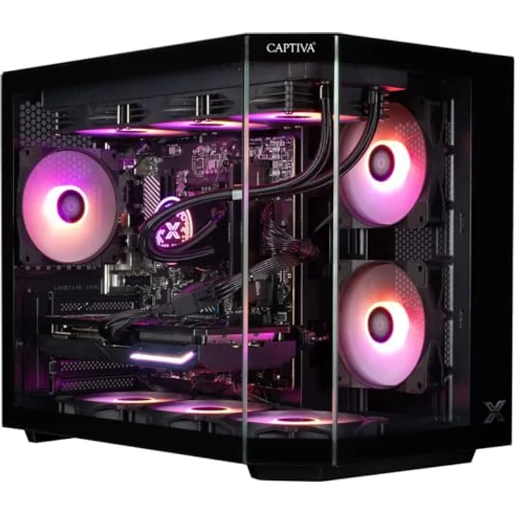 Captiva Highend Gaming I90-157, Desktop-PC mit Intel Core i7 14700KF, 64GB DDR5 RAM, NVIDIA GeForce RTX 5070 12GB und 2 TB SSD, Windows 11 Home – Bild 1