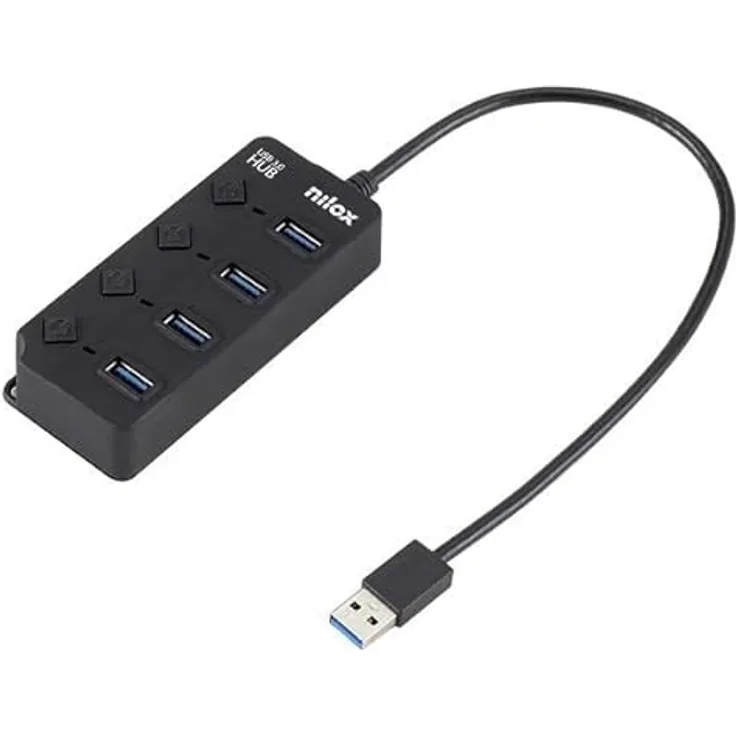 NILOX - HUB USB 4 - 3.0 Switch