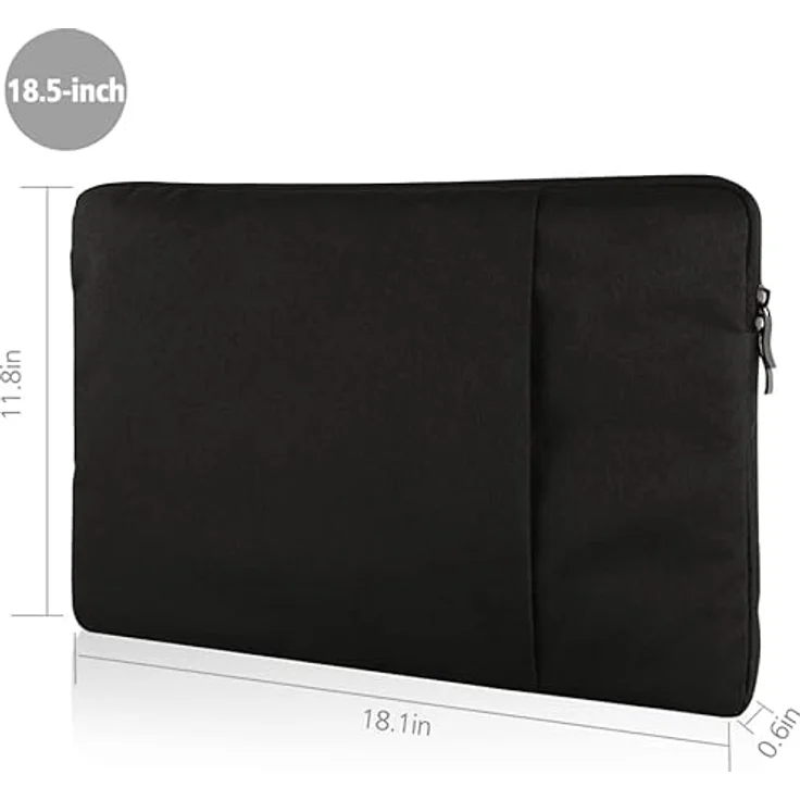 UPERFECT Tragetasche für 18,5 Zoll Monitor, Polyester Laptoptasche im vertikalen Stil mit Reißverschlusstasche und großer Außentasche – Bild 2